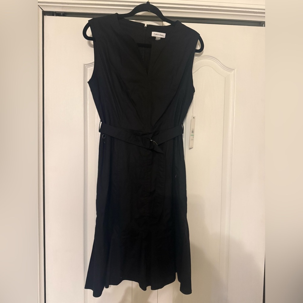 Calvin Klein Black Sleeveless Dress NWT
